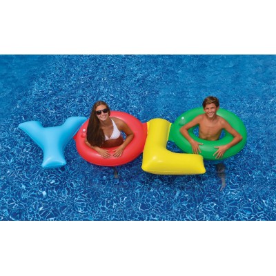 Swimline YOLO Pool Float for Swimming Pools   564179357